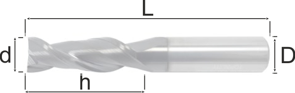 Специальная торцевая фреза диаметром для ЧПУ станков для скоростной обработки алюминия HSM. Размеры с чертежа.