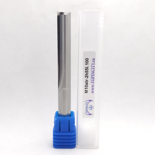 M10str-2h55L100 - Фреза концевая с прямыми зубьями M10str-2h55L100 - Фреза концевая с прямыми зубьями