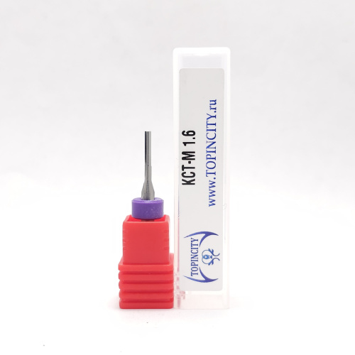 KCT-M1.6 - Фреза концевая с прямыми зубьями KCT-M1.6 - Фреза концевая с прямыми зубьями