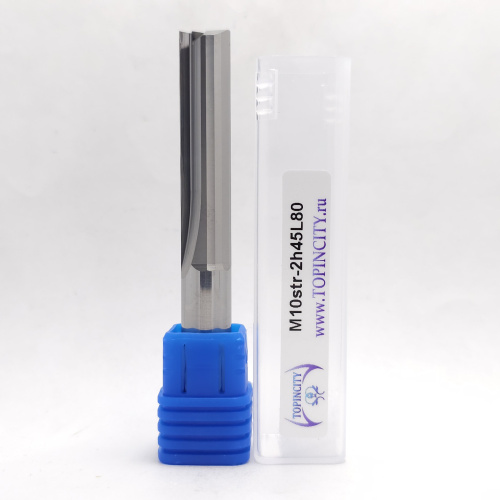 M10str-2h45L80 - Фреза концевая с прямыми зубьями M10str-2h45L80 - Фреза концевая с прямыми зубьями